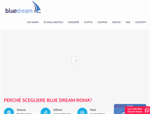 Tablet Screenshot of bluedreamroma.it